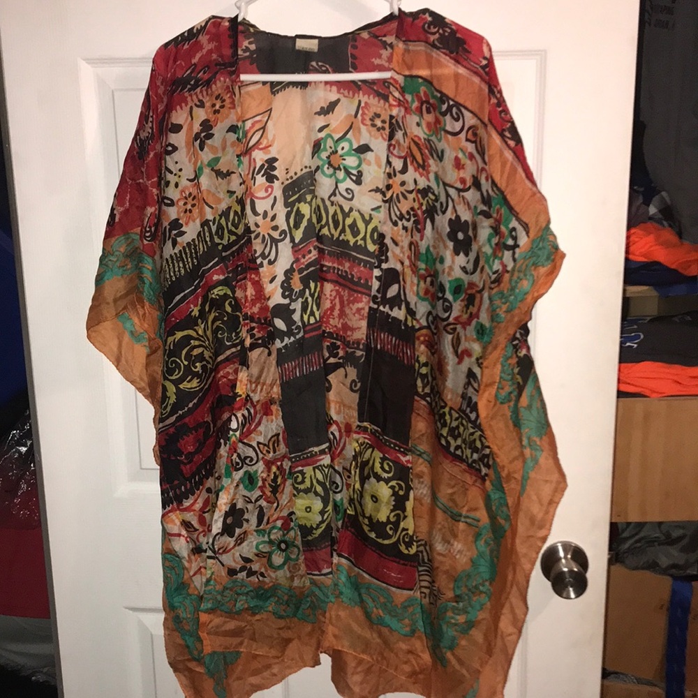 Forever 21 silk kimono-SOLD